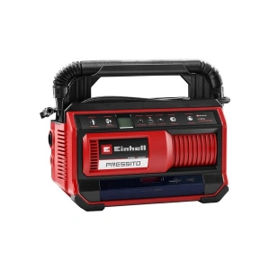 Einhell PRESSITO 18/25 Power X-Change Hibrit Kompresör (18 V, Güç Kablosu veya Akü ile Çalışır, Maks. 11 bar, 4-parçalı Adaptör Seti ve 2 Hortum dahil, Akü dahil değildir) - 4020430