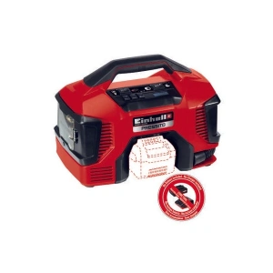 Einhell PRESSITO Power X-Change Hibrit Kompresör (18 V, Maks. 11 Bar, 31 cm Hortum Uzunluğu, 3-parçalı Adaptör Seti, Akü dahil değildir) - 4020460
