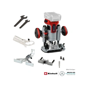 Einhell Professional Akülü Dik Freze TP-RO 18 Li BL-Solo Power X-Change (18 V, Li-Ion, 35 mm Hareket Mesafesi, Kömürsüz Motor, Paralel Kılavuz Dahil, Akü ve Şarj Cihazı Dahil Değildir) - 4350411