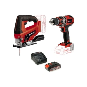 Einhell TP-CD 18/50 Li BL + TC-JS 18 Li (1x2,5 Ah), Akülü Dekupaj Testere ( Vidalama ve Dekupaj seti)