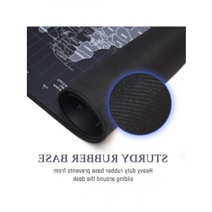 Ekstra Büyük Dünya Haritası Mouse Pad, Kaymaz Kauçuk Taban