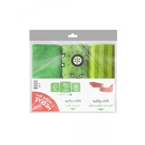 Ekstra Emici 3lü Mikrofiber Mutfak Bezi, İz Bırakmaz