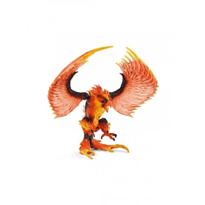 El Boyaması Detaylı Ateş Kartalı Figürü