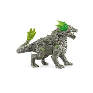 El Boyaması Taş Ejderha Figürü