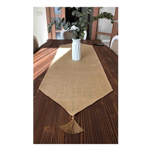 El Yapımı Jüt Runner - 40x200 cm