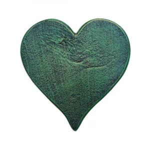 El Yapımı Kalp Şeklinde Döküm Demir Basamak Taşı