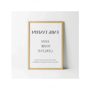 El Yapımı Masif Çam Ahşap Çerçeve - 50x70 cm