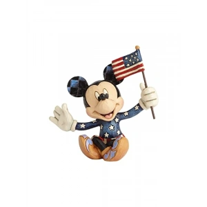 El Yapımı Renkli Mickey Mouse Minyatür Heykelcik