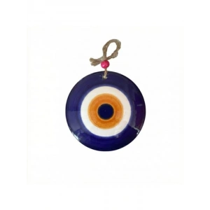 El Yapımı Seramik Nazar Boncuğu - 8cm Duvar ve Kapı Süsü