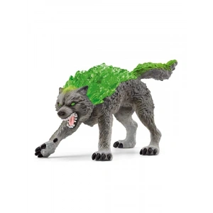 Elde Boyanmış Granit Kurt Figürü