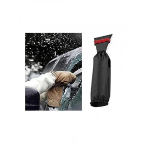 Eldivenli Araç Buz Kazıyıcı ve Cam Temizleyici