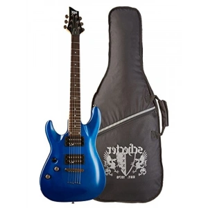 Electric Blue Renkli Elektro Gitar, Modern Tasarım