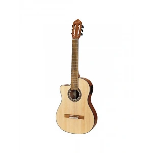 Elektro Klasik Gitar - Cutaway Tasarım, Doğal Mat Renk
