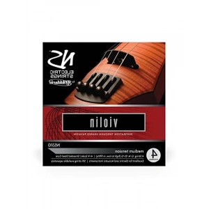 Elektro violin tel seti, 10-46 ölçülerinde, 4 tel ile birlikte