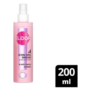 Elidor Saç Kurtarıcı Sprey Ultra Işıltı Yoğun Parlaklık 200 ml