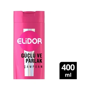 Elidor Superblend Saç Bakım Şampuanı Güçlü ve Parlak E Vitamini Makademya Yağı Kolajen 400 ml