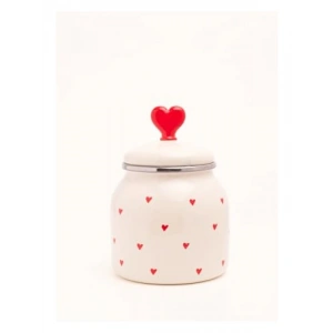 Emaye Baharatlık/Kavanoz - Şık Tasarım, Tek Adet