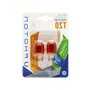 Enerji Tasarruflu 12V Amber T20 Ampul, 2li Blister