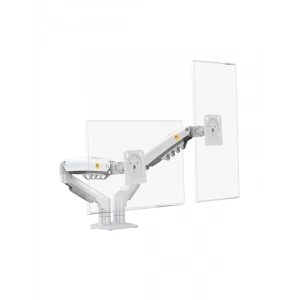 Ergonomik 17-27 Monitör Standı, Amortisörlü Çift Kol