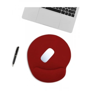 Ergonomik Bilek Destekli Jel Mouse Pad, 26x21 cm Kaymaz Taban
