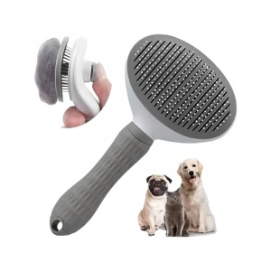 Ergonomik Çelik İğneli Tüy Toplama Tarağı, Kedi ve Köpek İçin Kullanım