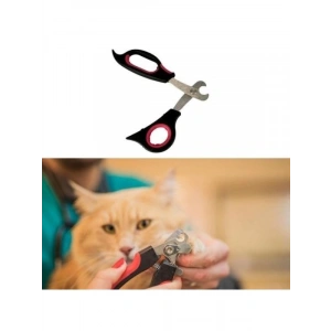 Ergonomik Çelik Uçlu Evcil Hayvan Tırnak Makası, Kaymaz Tasarım