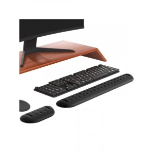 Ergonomik Gaming Klavye ve Mouse Bilek Destek Seti, Kaymaz Tabanlı, Nefes Alan Kumaş