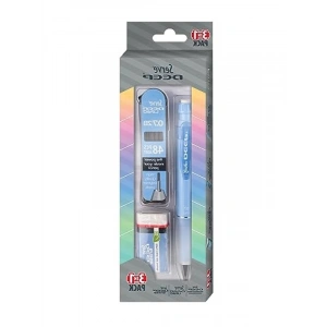 Ergonomik Grip ile 0.7 mm Kalem Seti - 3lü Gök Mavi