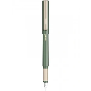 Ergonomik Kauçuk Gripli Haki Dolmakalem