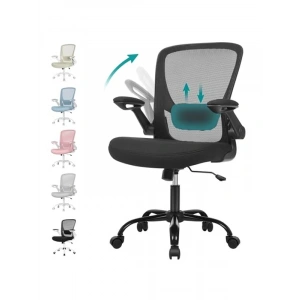 Ergonomik Ofis Sandalyesi, Bel Desteği, Kolçaklar ve Döner Tasarım