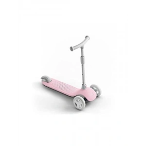 Ergonomik Pembe Işıklı 3 Tekerlekli Çocuk Scooter