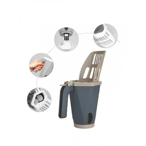 Ergonomik Tutma Saplı, Çöp Torbası Hazneli Kedi Kumu Küreği