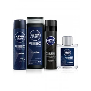 Erkek Çeyiz Seti, Duş Jeli 500ml, Deodorant 150ml, Tıraş Köpüğü 200ml, Tıraş Sonrası Losyon 100ml