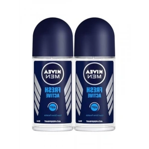 Erkek Roll On Deodorant, 50 ml x 2 Adet, 48 Saat Koruma
