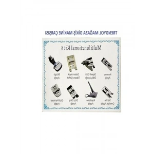 Ev Tipi Dikiş Makinesi İçin 8 Parça Ayak Seti