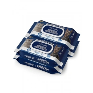 Evcil Hayvan Temizleme Mendili 4 Al 3 Öde (50 X 4lü Set)