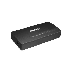 Everest ESW-808 8 Port 1000MBPS RTL8370N Gigabit Ethernet Switch Hub
