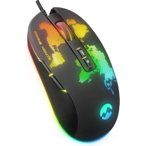 Everest GX69 Javelin 4800 DPI Makro Yazılımlı RGB Gaming Oyuncu Mouse Drag Click