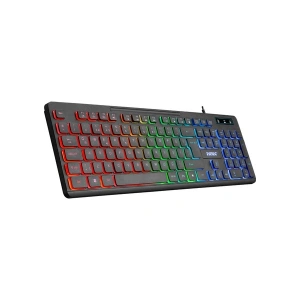 Everest KB-120 Sleek Siyah USB Gökkuşağı Aydınlatmalı Q Gaming Oyuncu Klavyesi