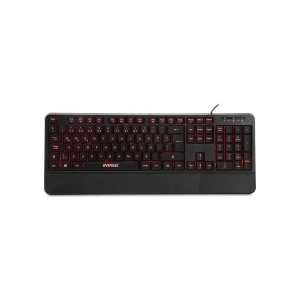 Everest KB-R61 BRIGHT Siyah USB 3 Renk Aydınlatmalı Q Sabit Bilek Destekli Gaming Oyuncu Multimedia Klavye