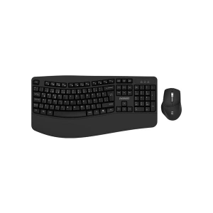 Everest KM-35 Comfy Siyah Kablosuz Ergonomik Q Multimedia Klavye + Mouse Set