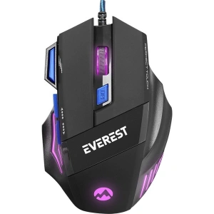 Everest SM-G23 X-Speed Siyah/gümüş 2in1 7200DPI Makrolu Oyuncu Mouse +Gaming Mouse Pad