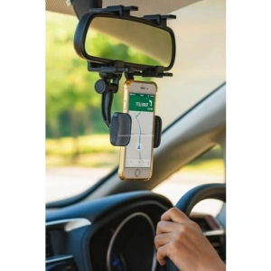 Evrensel 360° Döner Araç Telefon Tutucu, Katlanabilir, Şık Tasarım