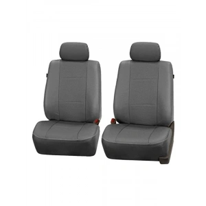 Evrensel Araba Koltuğu Kılıfı - Gri Suni Deri