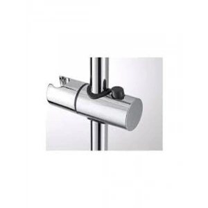 Evrensel Ayarlanabilir Duş Rayı Braketi, 25mm ABS Krom Malzeme