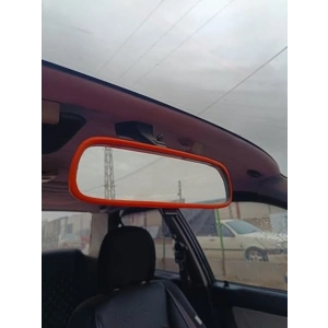 Evrensel Dikiz Aynası Kılıfı, Turuncu Renkli Dekoratif Oto Aksesuar