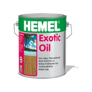 Exotic Oil - Bahçe Mobilyası Için Renkli Yağ - Mustard 2.5 kg