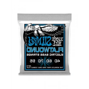 Extra Slinky Flatwound Elektrik Bas Telleri, 40-95 Ölçü