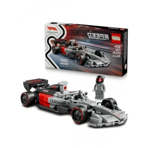 F1 Yarış Arabası ve Kasklı Minifigür İçeren Yapım Seti, 215 Parça