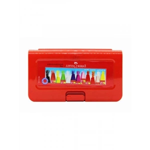 Faber-Castell Altıgen Pastel Plastik Kutu,12li (125112)